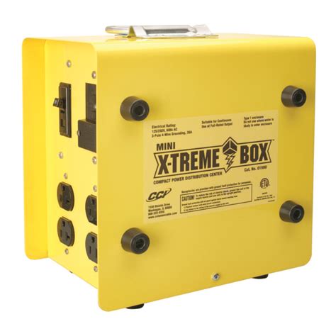 cci mini xtreme portable power distribution box|mini 30a power distribution box.